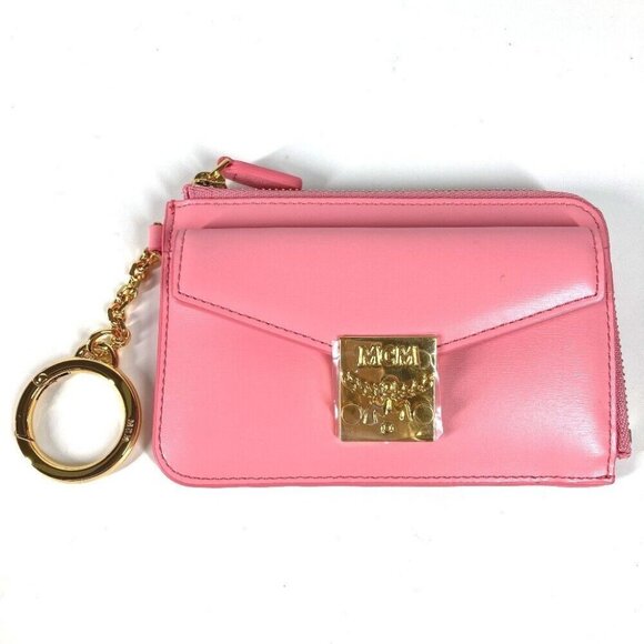 MCM Key ring with key holder logo Wallet Fragment Case coin purse Unused - Picture 9 of 15